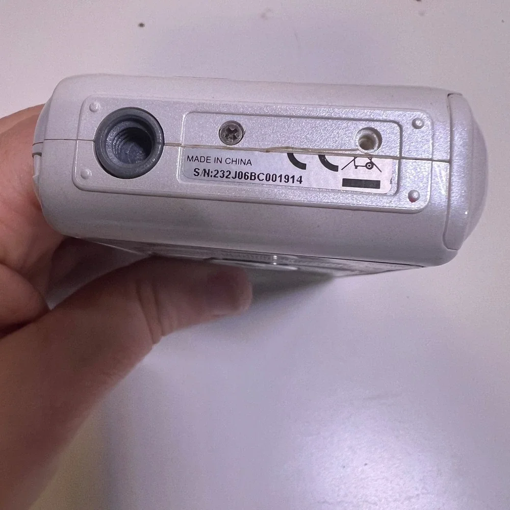 Jazz DV150 Digital Camcorder White Pocket Video Camera with SD Adapter